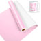 Vinyle Adhésif Rose Brillant, 30 x 457 cm Vinyle adhésif Rose pour Cricut, Silhouette Cameo, Vinyle permanent pour Cadeaux de Bricolage, Mug