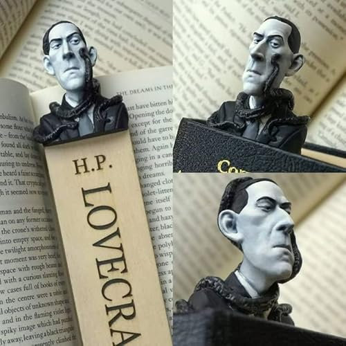 Horror Lesezeichen, Horror Lesezeichen für Erwachsene, Horror Movie Hauptcharakter Lesezeichen, Handgemachte Harz Horror Lesezeichen für Erwachsene, Das beste Geschenk für Fans von Horror Romane (F)