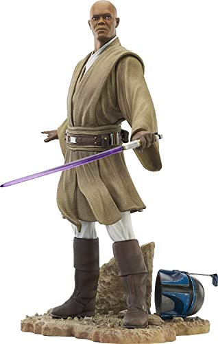 Diamond Select Toys Diamond Select - Star Wars Premier Collection AOTC Mace Windu Statue