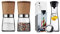 WMF Ceramill Nature Salz und Pfeffer Mühle Set 2-teilig, unbefüllt & Basic Wasserkaraffe aus Glas, 1 Liter, Glaskaraffe mit Deckel, Silikondeckel, CloseUp-Verschluss