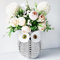 Eulen-Vase, Geschenke für Frauen, Herbstdekorationen für Zuhause, Büro, Schreibtischzubehör, TV-Ständer-Dekoration, Schlafzimmer, Wohnzimmer-Zubehör, schwarz-weiße Eulen-Behälter-Statue