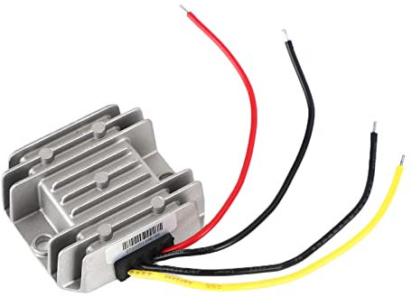Areyourshop Convertidor de corriente continua de 6 V a 12 V, resistente al agua, duradero, 3 A 36 W