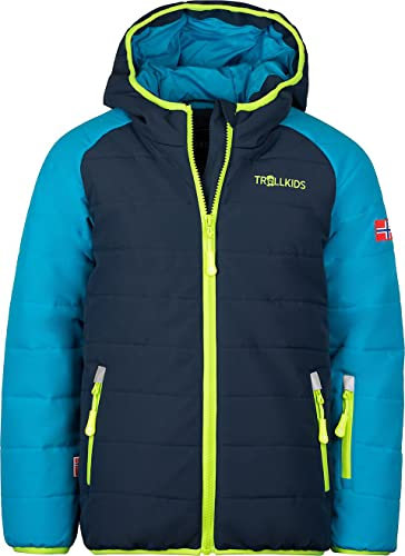 Trollkids Kids Hafjell Snow Jacket PRO 164, Vivid Blue/Night Sky