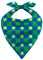 Super Mario Nintendo Luigi Pattern Green Bandana, NC, Einheitsgröße