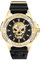 Philipp Plein Unisex Analog Quarz Uhr mit Silikon Armband PWNAA0122