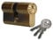 CAVERS ISEO CYL30596 Cylindre City ISEO 30x60mm Laiton nickelé-variure V05 KCF001921-520930629V05