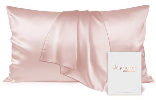 Joyhabit Seidenkissenbezug 40x80, Lotus, 16MM Silk Pillowcase aus 100% Bio Maulbeerseide, Super für den Schutz der Haarqualität und der Haut
