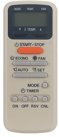 ALLIMITY Replace Remote Control fit for Toshiba Air Conditioner AC A/C WH-D9S KT-TS1 WH-E1NE WC-E1NE WH-E1BE KTDZ002