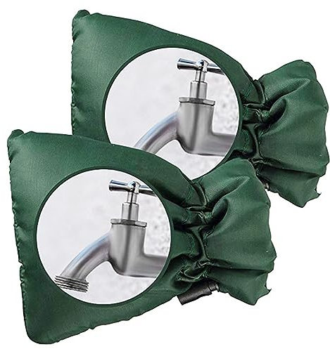 HZACHYX Housse de protection isolante antigel pour robinet d'hiver extérieur de 17 x 24 cm, housse d'isolation anti-givrage pour l'extérieur, sac de protection anti-gel, 3 pièces (17 x 24 cm)