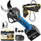 SWANSOFT PRU40 Akku Astschere, 40MM 21V 1050W 4Ahx2 Gartenschere Leistungsstarke Elektrische Elektrogartenscheren Für Präzisen Baumschnitt, Rosenschnitt und Weinreben, Blau/Schwarz
