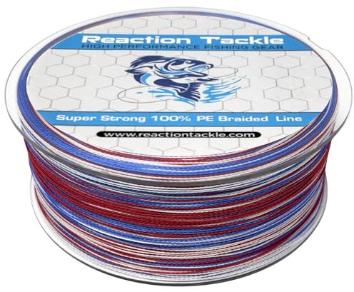 Reaction Tackle Geflochtene Angelschnur, USA, Camouflage, 29,5 kg, 914 m
