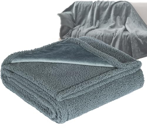 Lyoveu liebesdecke wasserdicht für Sex,Liebesdecke Wasserdicht,liebesdecke - Die wasserdichte Kuscheldecke, Throw Fleece Sherpa Blanket for Bed Couch Sofa Love Blanket Waterproof Sex Couch Protector