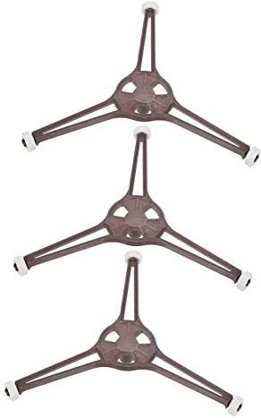 ABOOFAN Microwave Oven Rotating Ring Holder 14mm Wheel Replacement Turntable Plate Rack 3 Pack Sturdy Plastic