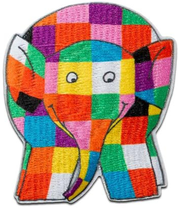 Mono-Quick 1805x Elmer Applikation, Bügelbild, Patch, Aufnäher Elefant (18054 - Elmer Front)