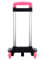 TQUXNGA Zaino Trolley 2 Ruote Rolling Bagagli Carrelli Pieghevole Carrello Carrello in Lega di Alluminio Carrello a Mano per Borse Scuola Pet Bag