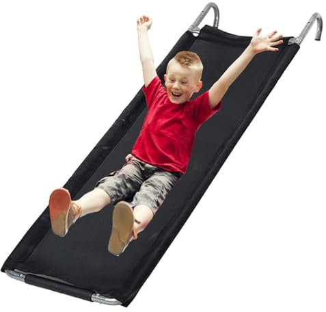 Toboggan de Trampoline de 160 cm, Planche coulissante de Trampoline à Robuste, Toboggan d'intérieur pour -NTS à la Maison, Grand Trampoline d'extérieur