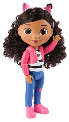 Gabby's Dollhouse – Poupée Gabby Girl de 33 cm, avec serre-tête amovible et cheveux doux à coiffer, jouets pour filles et garçons à partir de 3 ans