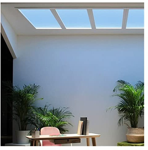 Pannello Solare A LED, Lampada da Soffitto Virtualmente Trasparente con Cielo Blu, Lampada Solare Artificiale per Lucernario, Luce Domestica Intelligente per Interni(Non-intelligent,I 300*1200mm)