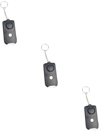 CONGARTENO 3pièces Alarme Urgence Personnelle pour Femmes Dispositif De Sécurité Compact Et Léger pour Protéger Cas Attaque