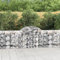 Buzaza Gabionen mit Hochbogen 12 Stk. 200x50x80/100cm Verzinktes Eisen Drahtkorb Garten Gabionen Zaun Gabionen SäUle Zaun Garten
