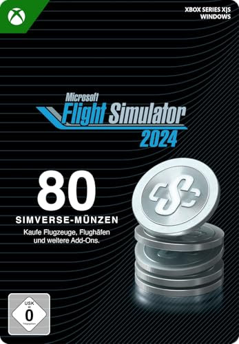 Microsoft Flight Simulator 2024 80 Simverse Coins | Xbox Series X|S - Download Code