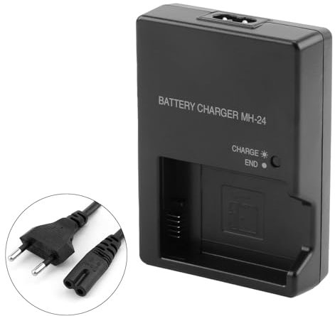 MH-24 Caricatore per EN-EL14 EN-EL14A Batteria compatibile con Nikon D3100 D3200 D3300 D3400 D3500 D5100 D5200 D5300 D5500 D5600 P7000 P71000 0 P77 00 P7800 fotocamere SLR caricabatterie rapido