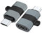 1 adaptador USB C hembra a microUSB macho tipo C a microUSB de 480 Mbps para carga de portátiles