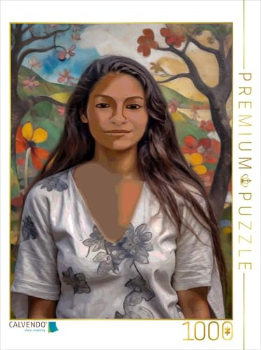 Puzzle · Nach Paul Gauguin (1848-1903 | Künstliche Intelligenz und die Kraft des Ausdrucks · 1000 Teile · Lege-Größe 64 × 48 cm · CALVENDO Puzzle