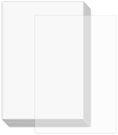 APXEL Transparentpapier A4, 100 Blatt Pauspapier Weiß, 63 g/m² Tracing Paper Durchsichtige Papier Bastelpapier Architektenpapier für Skizzieren DIY-Karten Verpacken Zeichnen(21 cmx 29.5 cm)