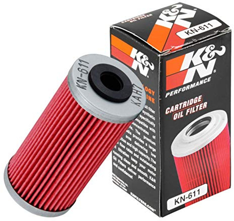 K&N KN-611 Motorrad Ölfilter | kompatibel mit Sherco, Husqvarna, BMW (KN-611)