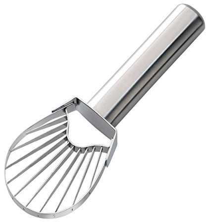 Moha 50624 AVO Coupe-Avocat INOX Gris 7 x 22 x 2,5 cm