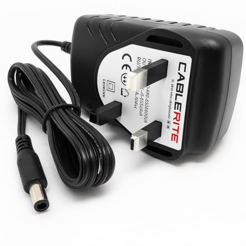 9v power supply adapter for Reebok ZR8 Exercise Bike - plug psu cable