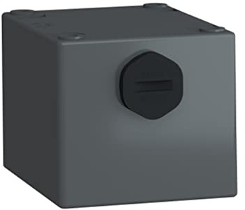 Schneider Electric - Harmony XALG Empty Control Station, Mineral Reinforced Polyamide, 1 Cut-Out, For Severe Environments, XALG01, Black