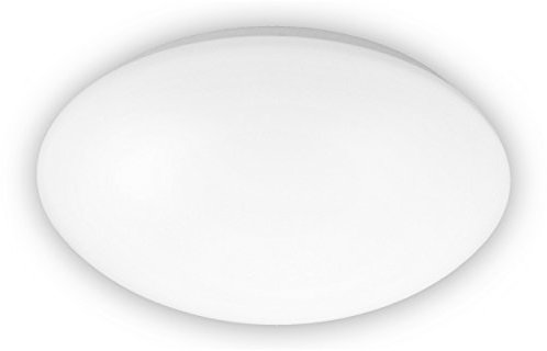 Niermann Standby Deckenleuchte 29 cm, 1 flammige Wandleuchte, Deckenleuchte aus Stahl und Kunststoff, Farbe: Weiß, Fassung: E27, für Bad, Flur, Keller, Garage, Treppenhaus