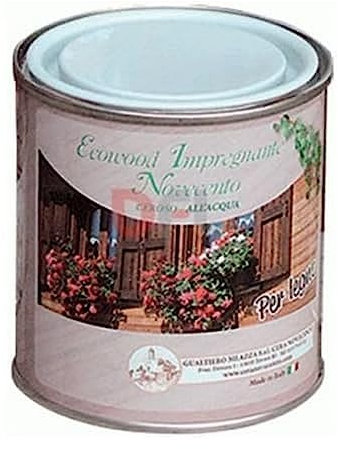 Cera Novecento 9143 Ecowood Impregnante, Noce Scuro, 750 ml