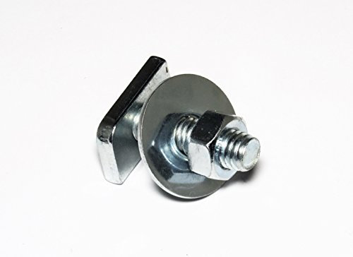 50 Stück Hammerkopfschrauben-Sets M8x50mm f. C-Profile 27x18