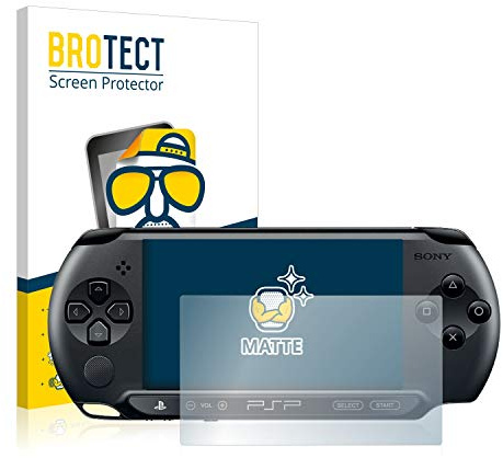 BROTECT Schutzfolie für Sony PSP 2000 | 2 Stück Entspiegelnder Displayschutz Made in Germany Matte Displayschutz-Folie Anti-Reflex Anti-Fingerprint Einfache Montage
