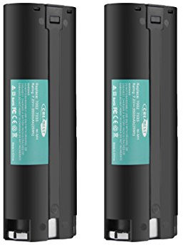 CREABEST New 2 Packs 7.2V 3500mAh Ni-MH Replacement Battery Compatible with Makita 7000 7002 7033 191679-9 192532-2 192695-4 632002-4 632003-2 7.2V Rechargeable Replacement Battery