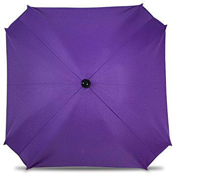 Skyline Parasol pour poussette avec protection UV, diamètre 68 cm, violet