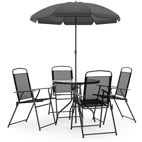 Flash Furniture Klappstuhl, 79 x 79 x 71 cm, schwarz