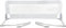 Dreambaby F719 Phoenix Bettgitter Rausfallschutz, mit Umklappfunktion & transportables Bettgitter – geeignet für flache Betten bis zu King Size Matratzen – Abmessungen 110cm breit x 45,5cm hoch – Weiß