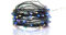 100 LED Fairy Lights 10.5M Now with 105 LEDs 8 Function USB Power Supply Copper & Black Wire S4U (Black Wire String Lights – Multi Coloured)