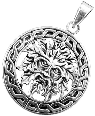 Kiss of Leather Anhänger Grüner Mann aus 925 Sterling Silber Nr. 361