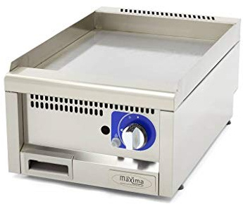 Maxima Gastro Grillplatte - Glatt - Einzeleinheit - 60 cm Tief - Gas
