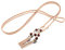 BYFRI Taille Femmes corde avec pompons et perles à la main Ceinture pour dames Robe
