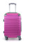 Desconocido Maleta de Cabina 20x35x55cm con Esquinas Plateadas (Fucsia)