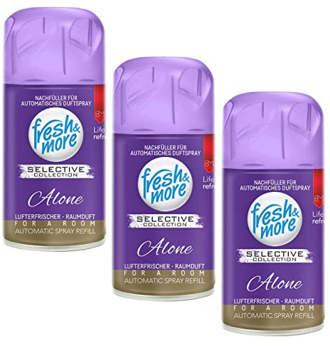 Fresh & More Lufterfrischer Nachfüller (3er Pack) Alone, 250ml