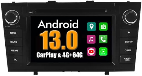 RoverOne Android System Autoradio für Toyota Avensis T27 2009-2013 mit Multimedia DVD Stereo GPS Navigationsradio Bluetooth USB Mirror Link
