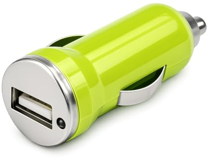 1 x Green USB Car Charger