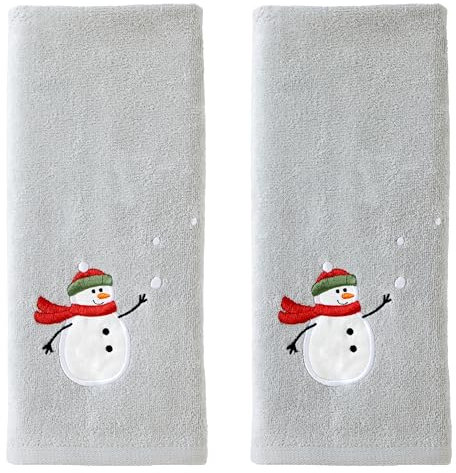 SKL Home Handtuchset Schneemann mit Schneebällen